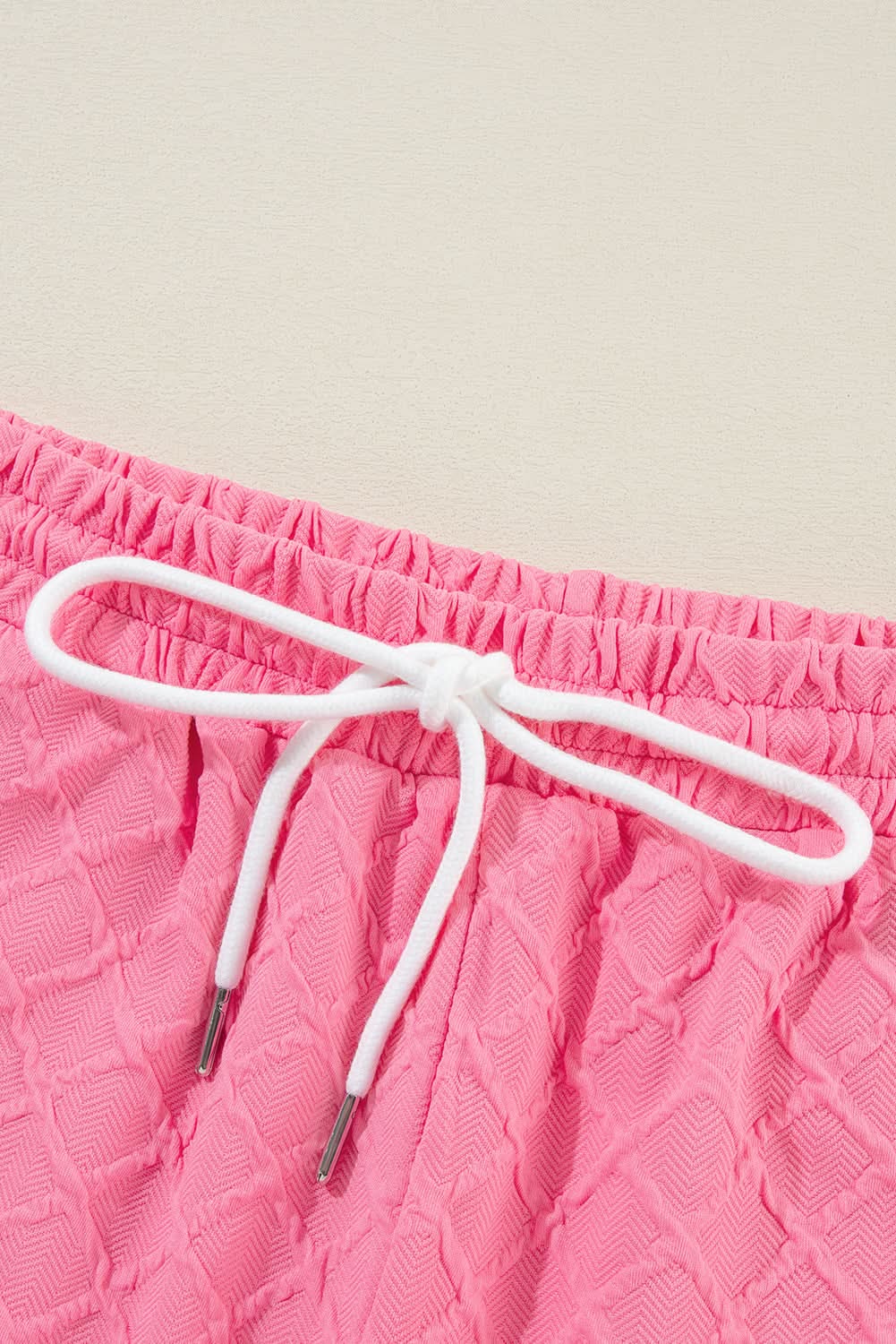 Sachet pink checkered lounge set - Love Salve